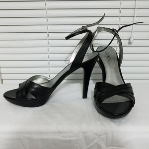 Black Strappy Guess sexy heels